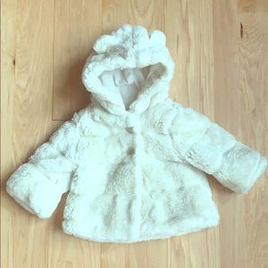 BabyGap Faux Fur Coat with ears